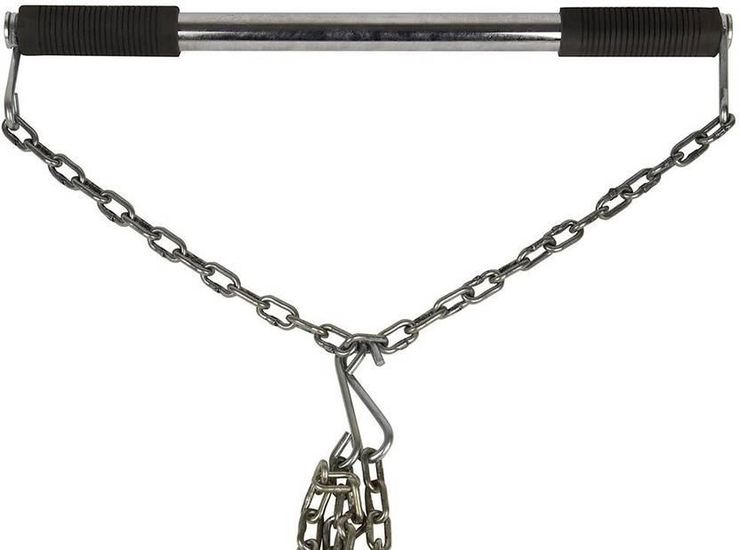 vellora hanging rod with 4 feet chain weight lifting bar pull up bar