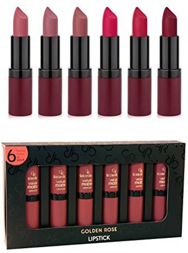 Golden Rose Matte Lipstick Price In India Buy Golden Rose Matte