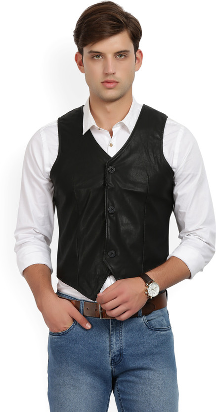 Pepe Jeans Solid Men Waistcoat - Buy 