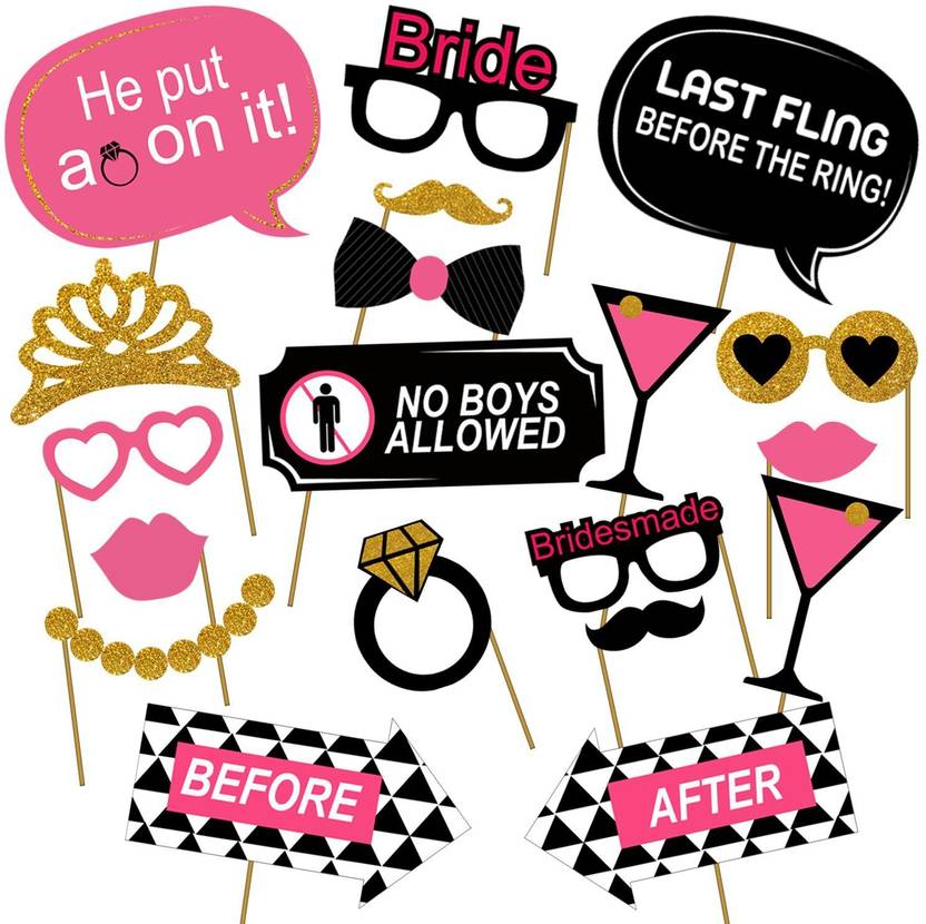 Party Propz Bride To Be Photo Props Bachelorette Photo Booth