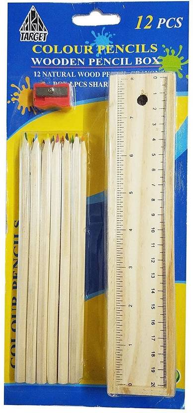 Flipkart Com Grapple Deals Wooden Pencil Set Box With 12