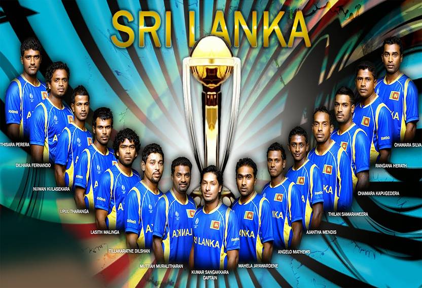 Srilanka Cricket Team Wall Poster Print On Art Paper 13x19 Inches