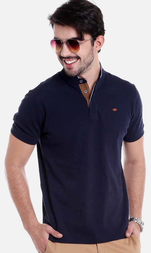 FBB - BUFFALO Solid Men Mandarin Collar