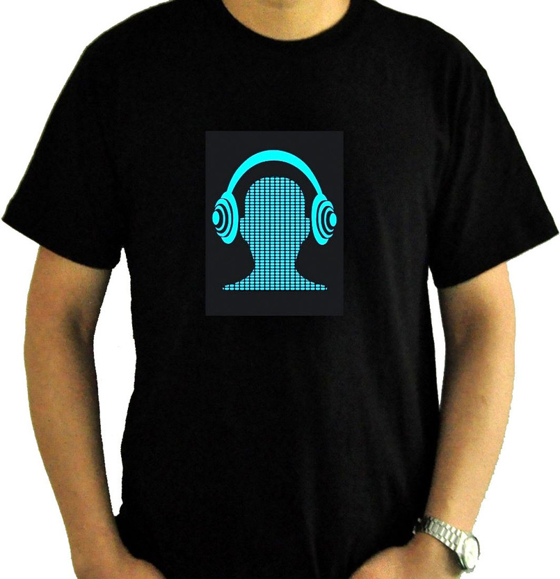 Led t shirt online clearance