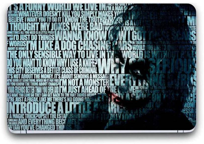 Gallery 83 Joker Laptop Skin Sticker Wallpaper 15 Inch X 10 Inch 3209 Vinyl Laptop Decal 15 6 Vinyl Laptop Decal 15 6