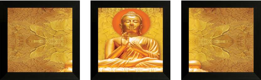 Saf Buddha Framed Uv Digital Reprint Painting In India Saf Buddha Framed Uv Digital Reprint