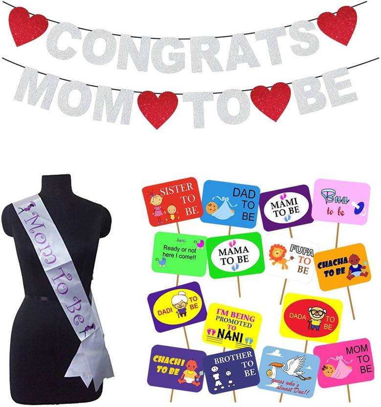 Party Propz Baby Shower Decoration Combo Allph822 Congrats Banner Party Propz Baby Shower Decoration Combo Allph822 Congrats Banner
