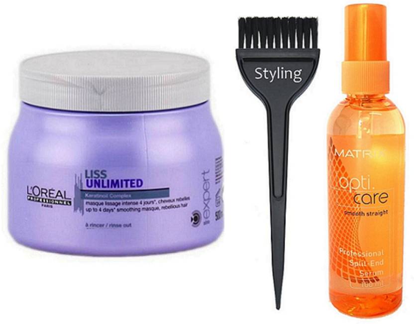 Styling Hair Brush Loreal Liss Unlimited Spa Matrix Opticare