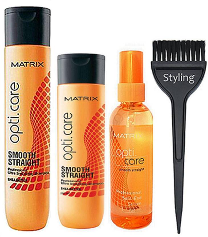 Styling Of Hair Brush Matrix Opticare Smooth Straight Hair