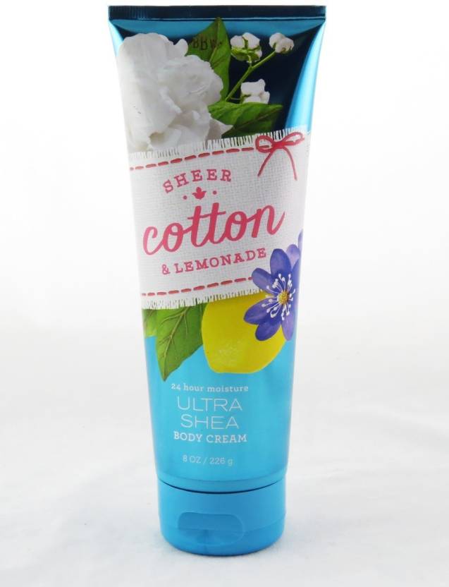 Bath And Body Works Sheer Cotton Lemonade Ultra Shea Body Cream Price