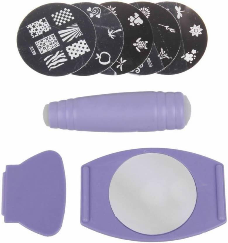 Zedex Magic Nail Art Design Stamping Kit For Crazy Fashion Price