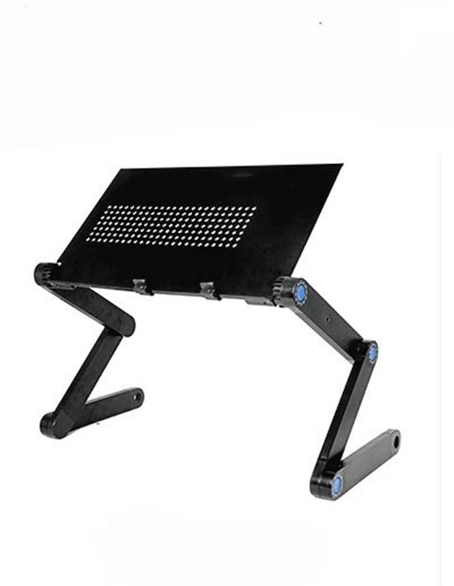 Di Grazia Black Zigzag Foldable Tablet Pc Ipad Computer Table Metal Di Grazia Black Zigzag Foldable Tablet Pc Ipad Computer Table Metal Portable Laptop Finish Color
