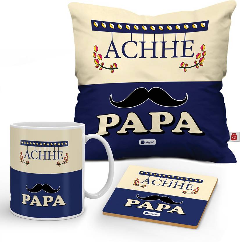 Indigifts Cushion, Mug, Showpiece Gift Set Price in India Buy