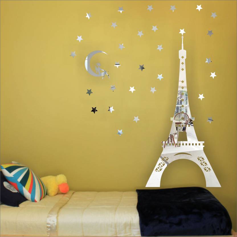 Look Decor Extra Large Look Decor Eiffel Tower Paris Silver Pack