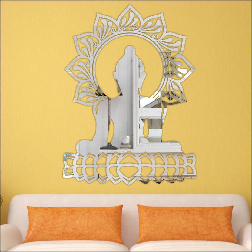 look decor extra large look decor lotus buddha silver code20acrylic