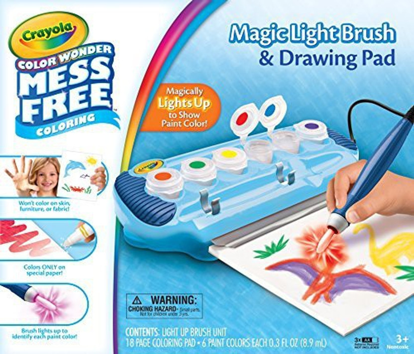 crayola color wonder art desk with stamper