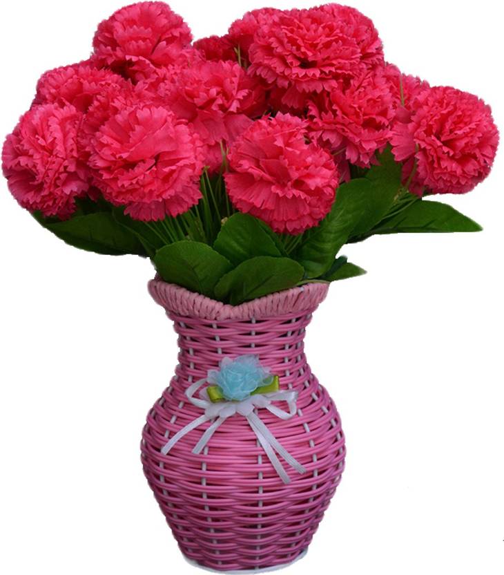 Sky Trends Artificial Flowers With Flower Pot Flower Vase For