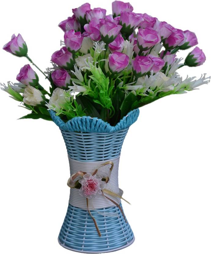 Sky Trends Artificial Flowers With Flower Pot Flower Vase For