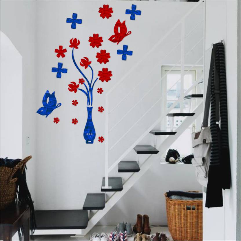 Look Decor Extra Large Flower Vase Code1acrylic Sticker 3d