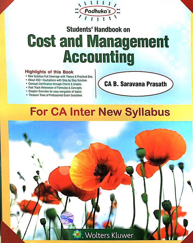 Students Handbook On Cost And Management Accounting For Ca - 