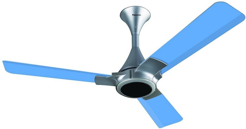 Panasonic 12xaa Silver Blue 3 Blade Ceiling Fan Price In India