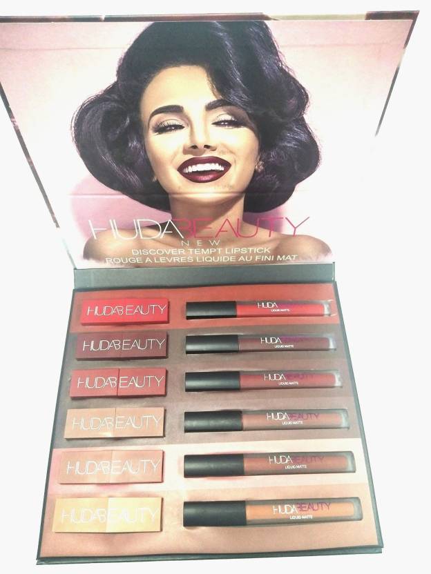 Huda Beauty New Set Of 12 Liquid Creamy Rouge A Levres