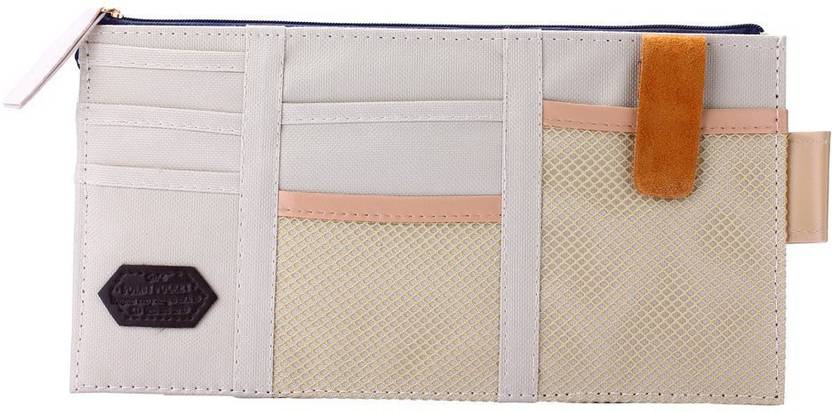 House Of Quirk Auto Car Sun Visor Organizer Pouch Bag Card Storage