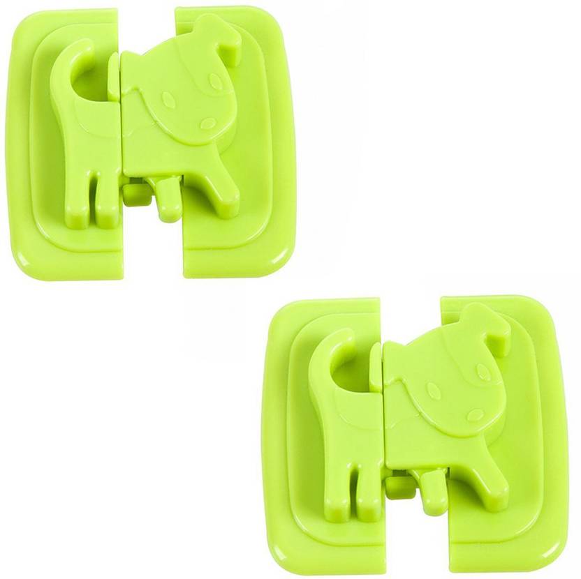 Daluci 2pc Cabinet Door Drawers Refrigerator Toilet Safety Plastic Lock For Child Kid Baby Safety Lock New Arrival Child Safety Slide Lock