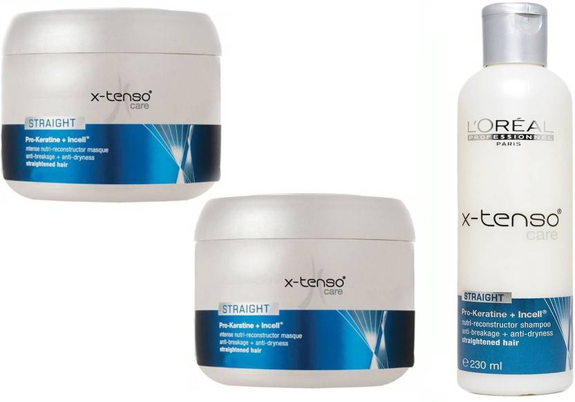 L Oreal X Tenso Straight Pro Keretain Hair Masque X Tenso Hair