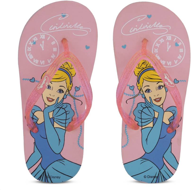 For 62/-(69% Off) Disney Girls Slip On Slipper Flip Flop  (Pink) at Flipkart