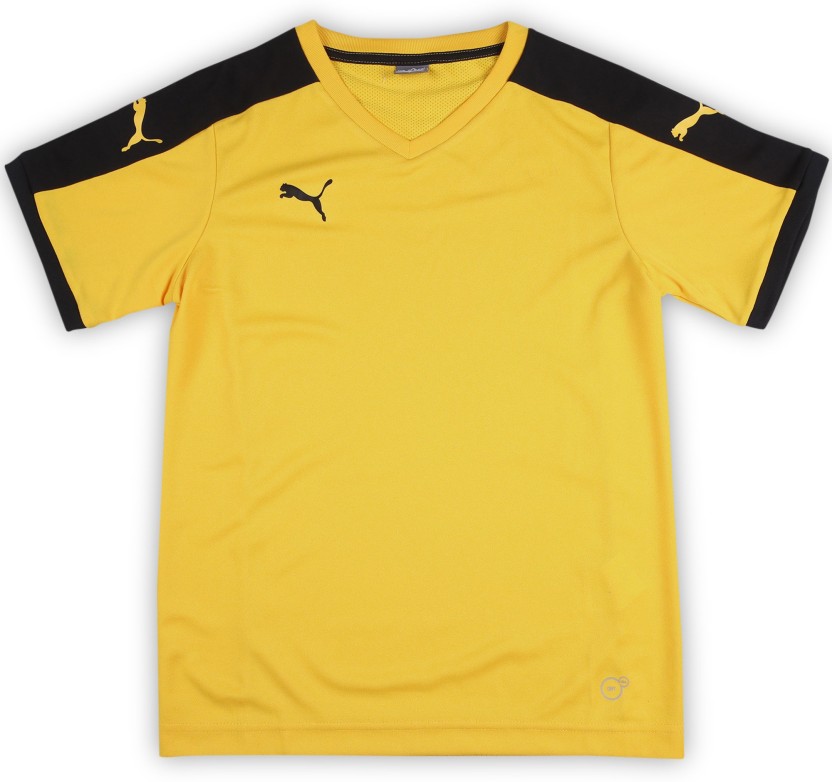 Puma Boys Solid Cotton T Shirt Price in 