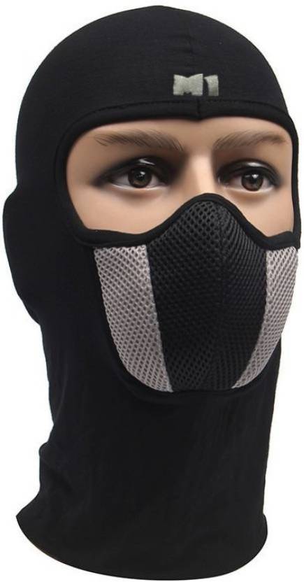 MOCKHE Black, Grey Bike Face Mask for Men & Women Price in India - Buy ...