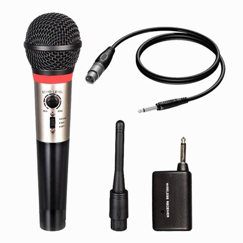 Audiomatic 3 in 1 FM Frequency Wireless microphone with inbuilt echo