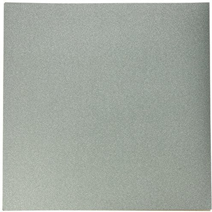 American Crafts POW Glitter Paper 12/"X12/"-Solid//Black 5 Pack
