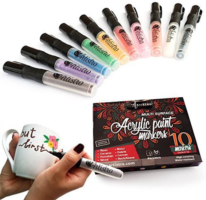 Artistro Paint Pens For Rock Painting, Ceramic, Porcelain, Glass, Wood