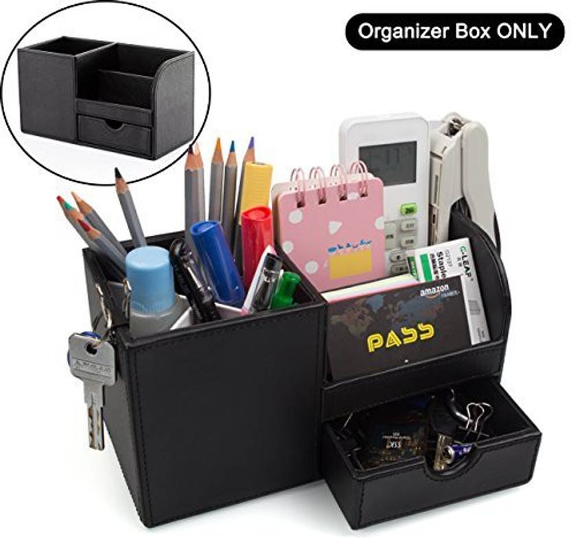Generic Advcer Desk Organizer Box With Drawer Wood Structure Pu