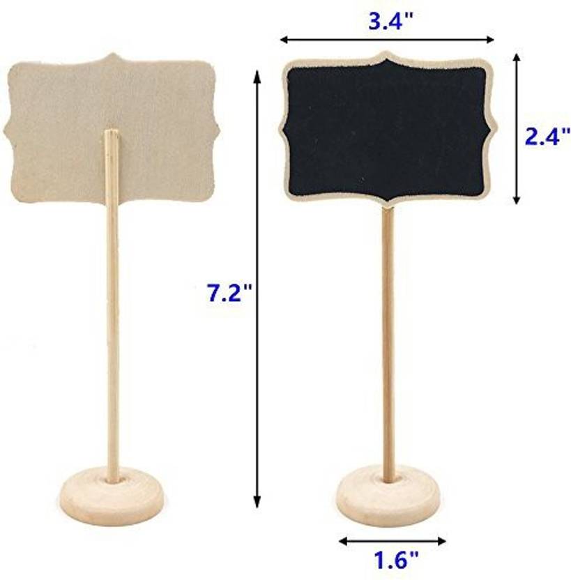E Conoro Mini Chalkboard 15 Pcs Wooden Chalkboards With Stand E Conoro Mini Chalkboard 15 Pcs Wooden Chalkboards With Stand Small Sign