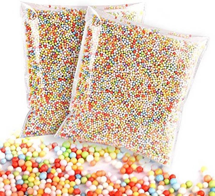 Generic Kuuqa Micro Foam Balls Mixed Colors Polystyrene Styrofoam
