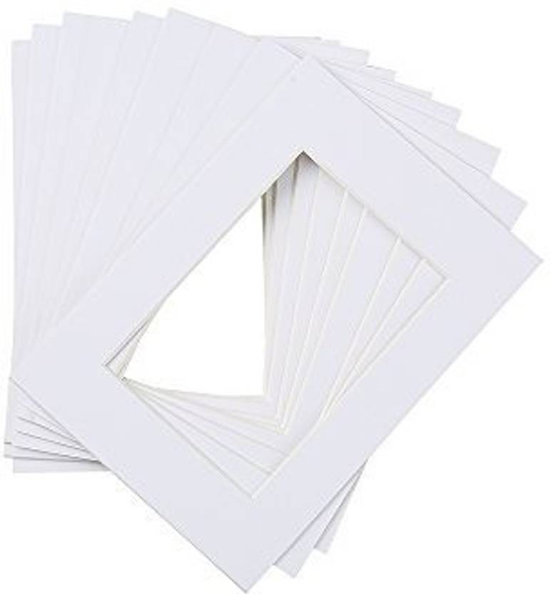 Aike Home Mat Board White Picture Mats With White Core Pre Cut 10
