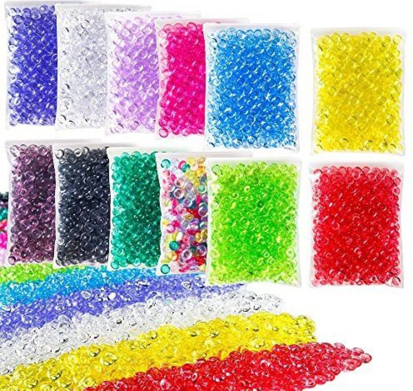 Pp Opount Opount 12 Pack Colorful Fishbowl Beads For Crunchy Slime 12.7 ...