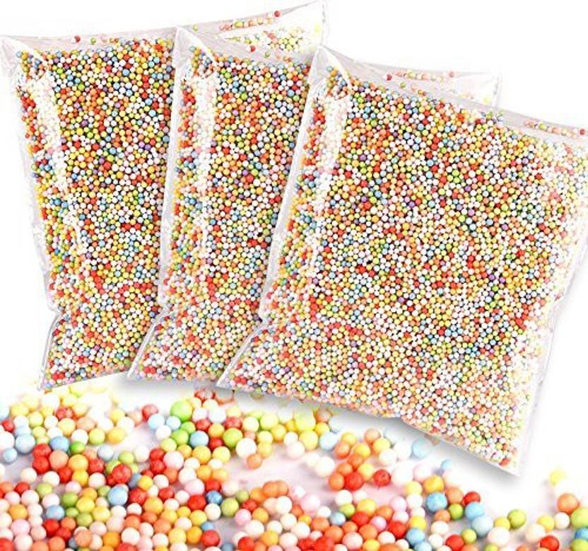 Generic Kuuqa Colorful Mini Foam Balls Small Styrofoam Balls Micro