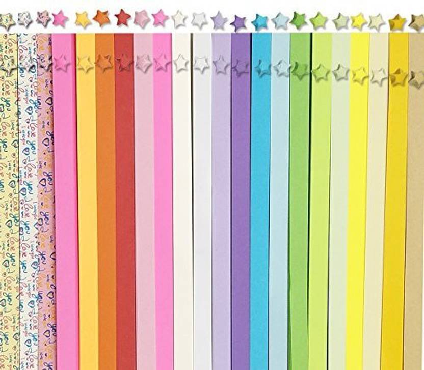 Leafbaby Origami Stars Craft Folding Paper Strips For Arts