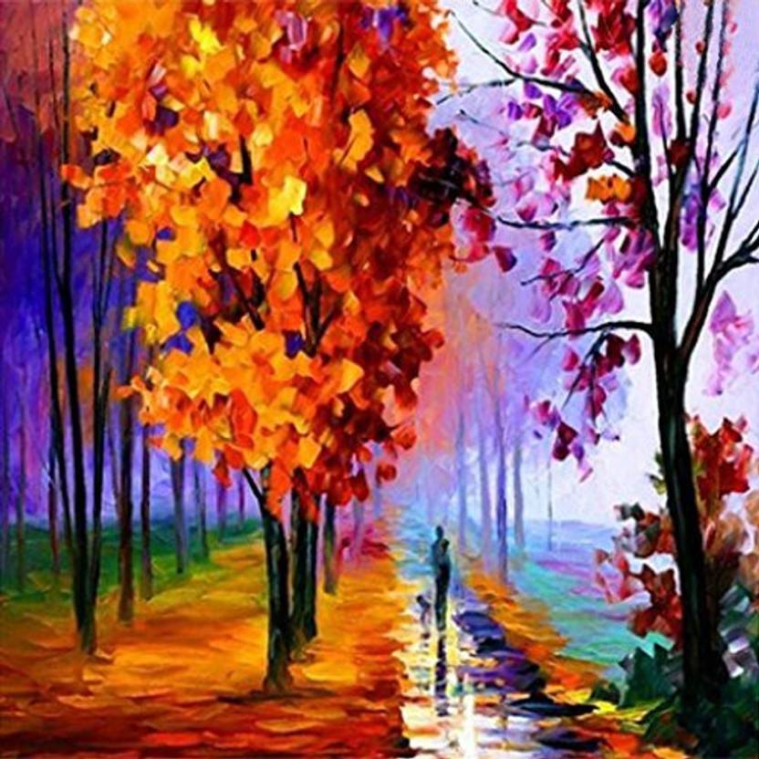 Ant Tree 11 81 X11 81 Forest Path 5d Diy Diamond Painting