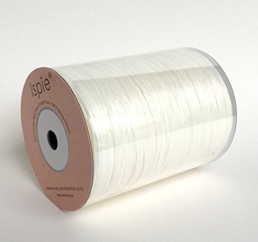 Generic Ispie Rayon Raffia Ribbon Crochet Yarn 1 4 100 Yard Off Generic Ispie Rayon Raffia Ribbon Crochet Yarn 1 4 100 Yard Off White For