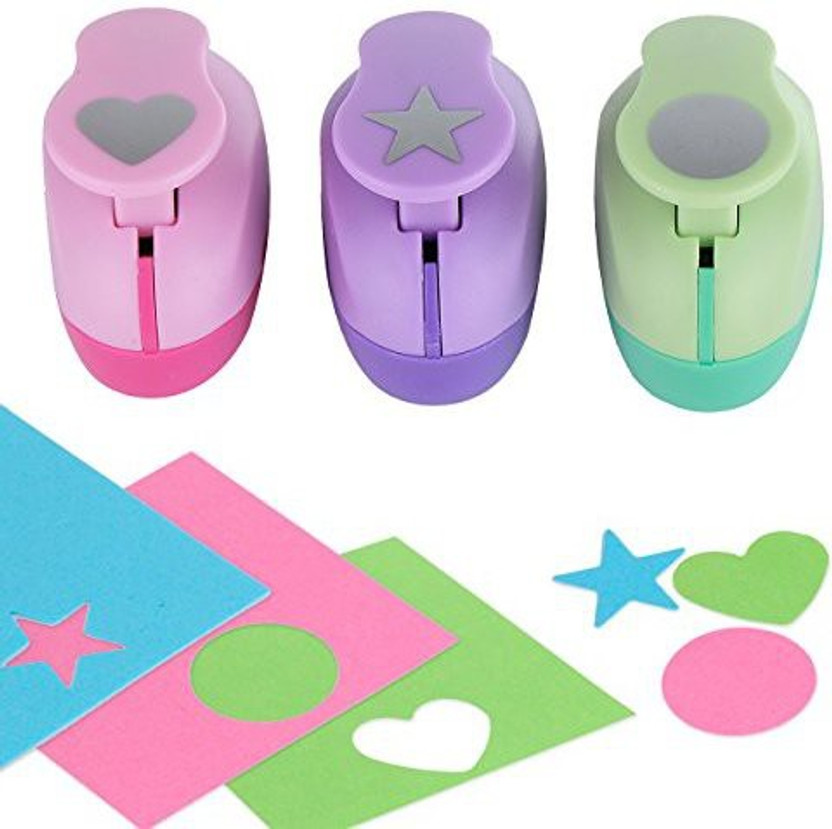 New ~ Circle Star ~ Scrapbook Paper Art Craft Punch