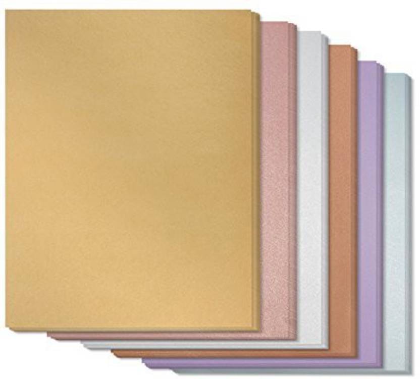 Generic 48 Count Metallic Color Combo Stationery Paper Invitation