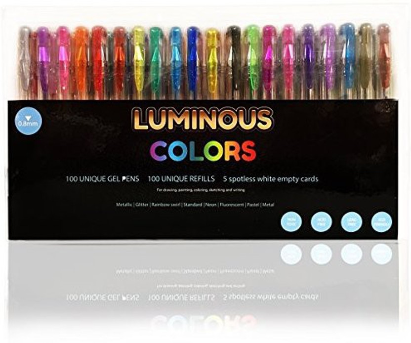 gel pens multi pack