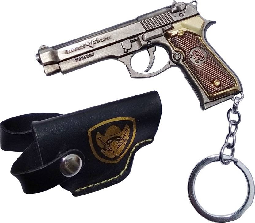 jharjhar fire arms gun key chain e