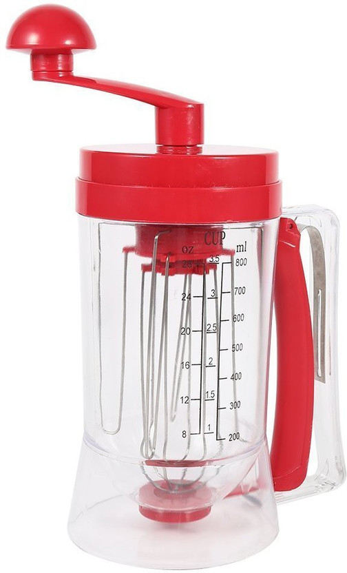 Pancake Cupcake Mixer Dispenser Blender Hand Held Manual Machine