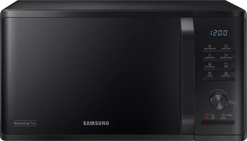 Flipkart Samsung 23 L Grill Microwave Oven Samsung 23 L Grill Microwave Oven Mg23k3515ak Tl Black
